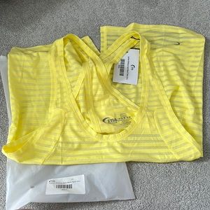 ZYIA Lemon Nimbus split back tank size XL NWTB
